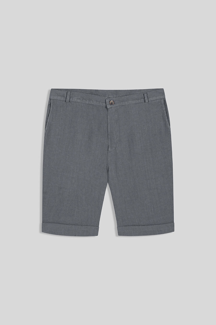 Men's linen bermuda grey - imagen 1