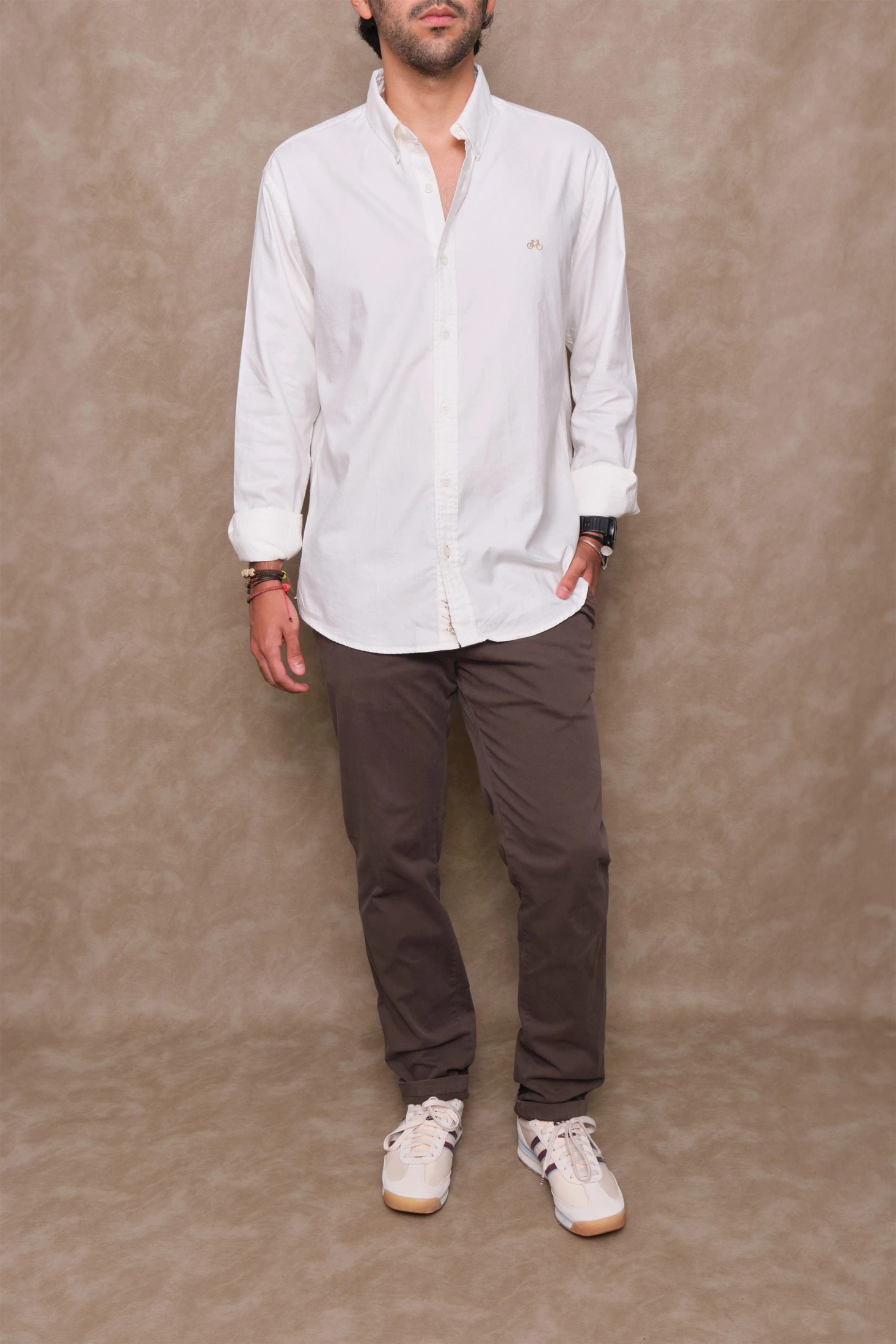 CAMISA OXFORD BONE - imagen 1