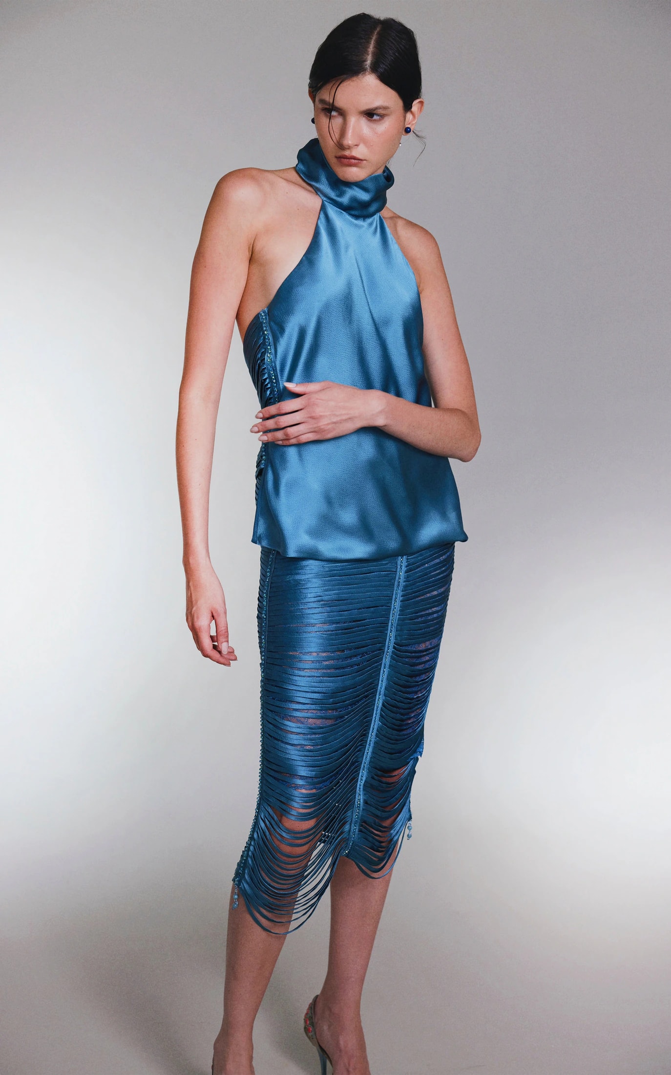 Danielle Teal Skirt - imagen 1