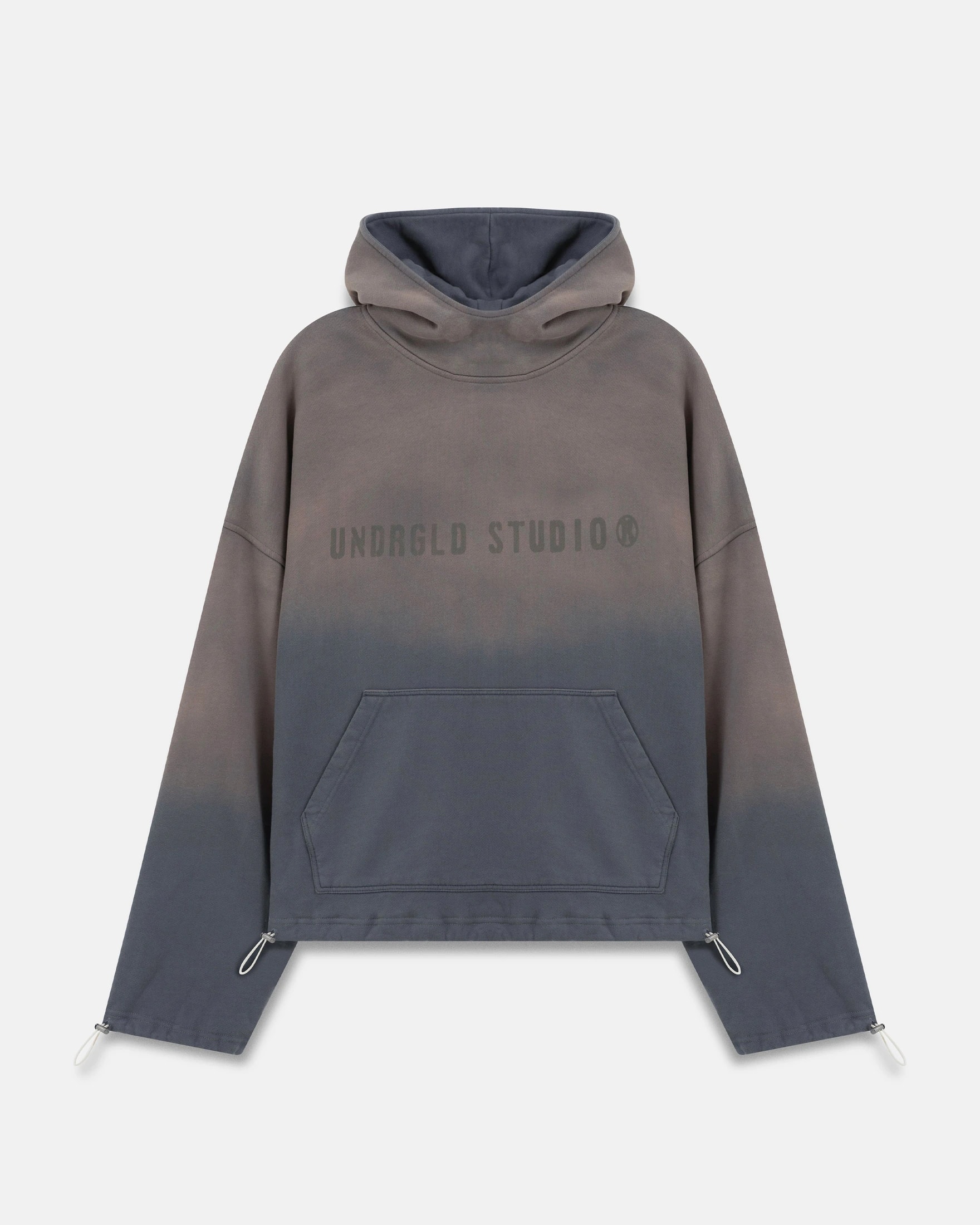 Spring Worn Logo Toggle Adjusted Hoodie Sandblast Gray - imagen 1