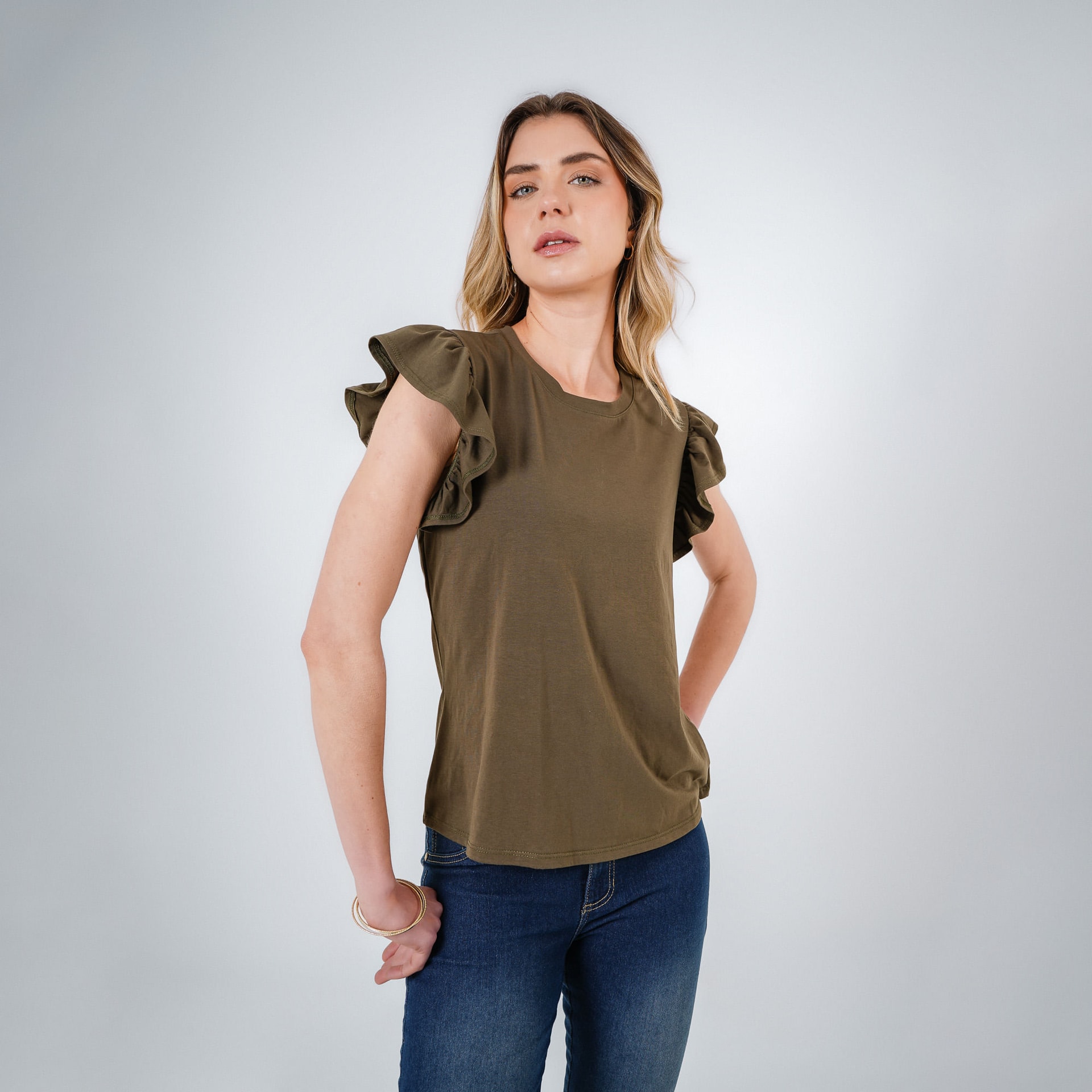 Camiseta Cuello Redondo Manga Corta - imagen 1