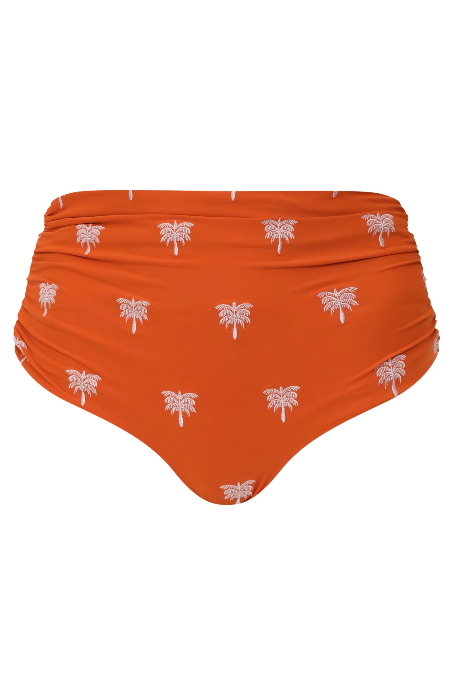 Victoria Embroidered Bottom / Orange Lilac Polka Palms - imagen 1