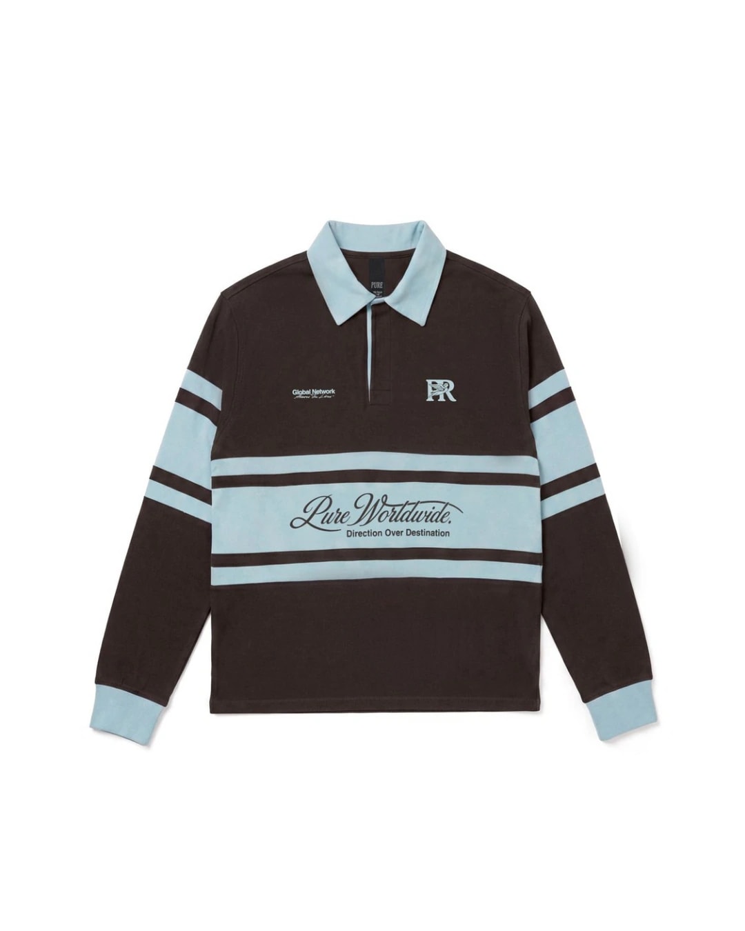 ACROSS THE LINES BROWN POLO - imagen 1