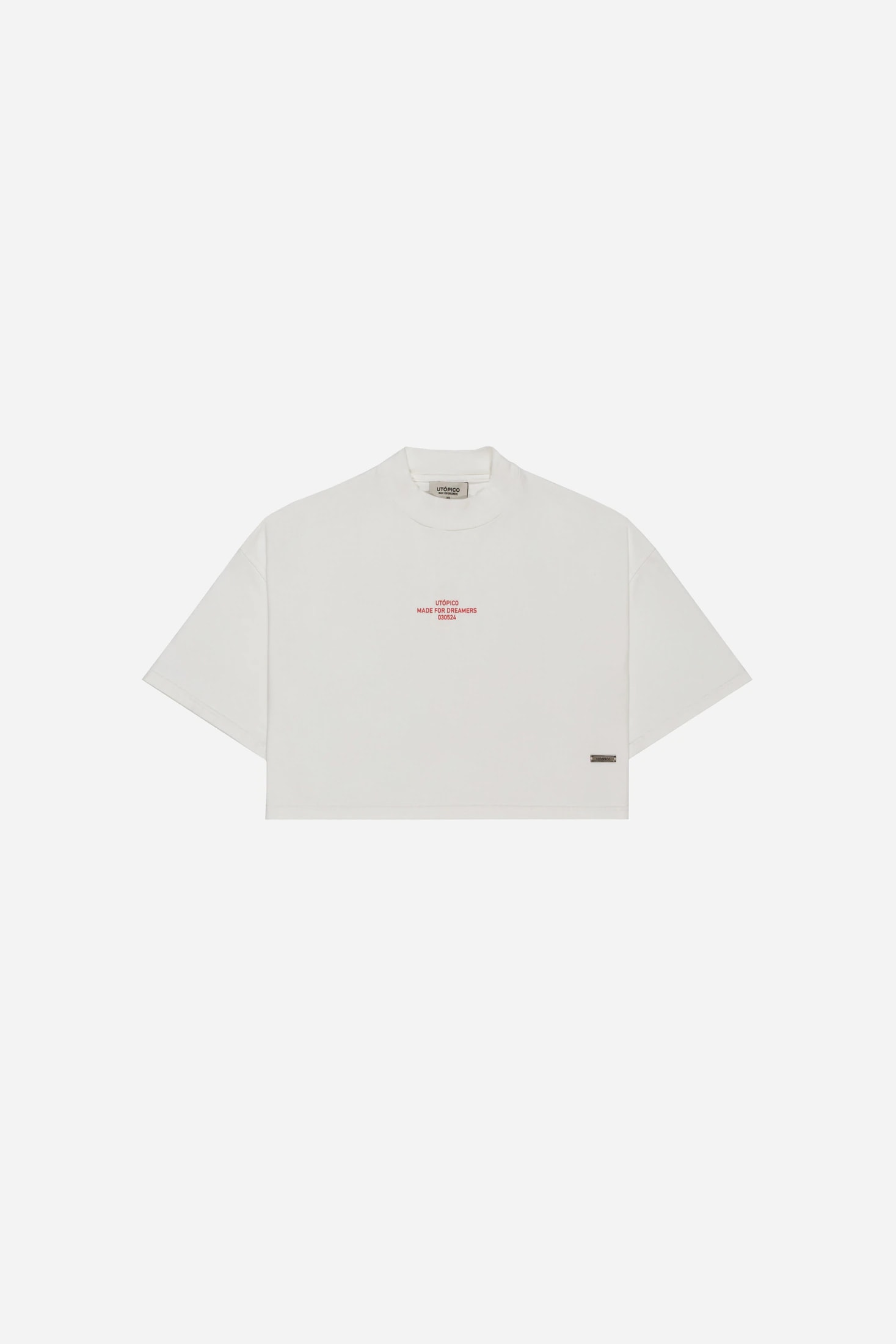 CAMISETA  CROPPED - MARFIL - imagen 1