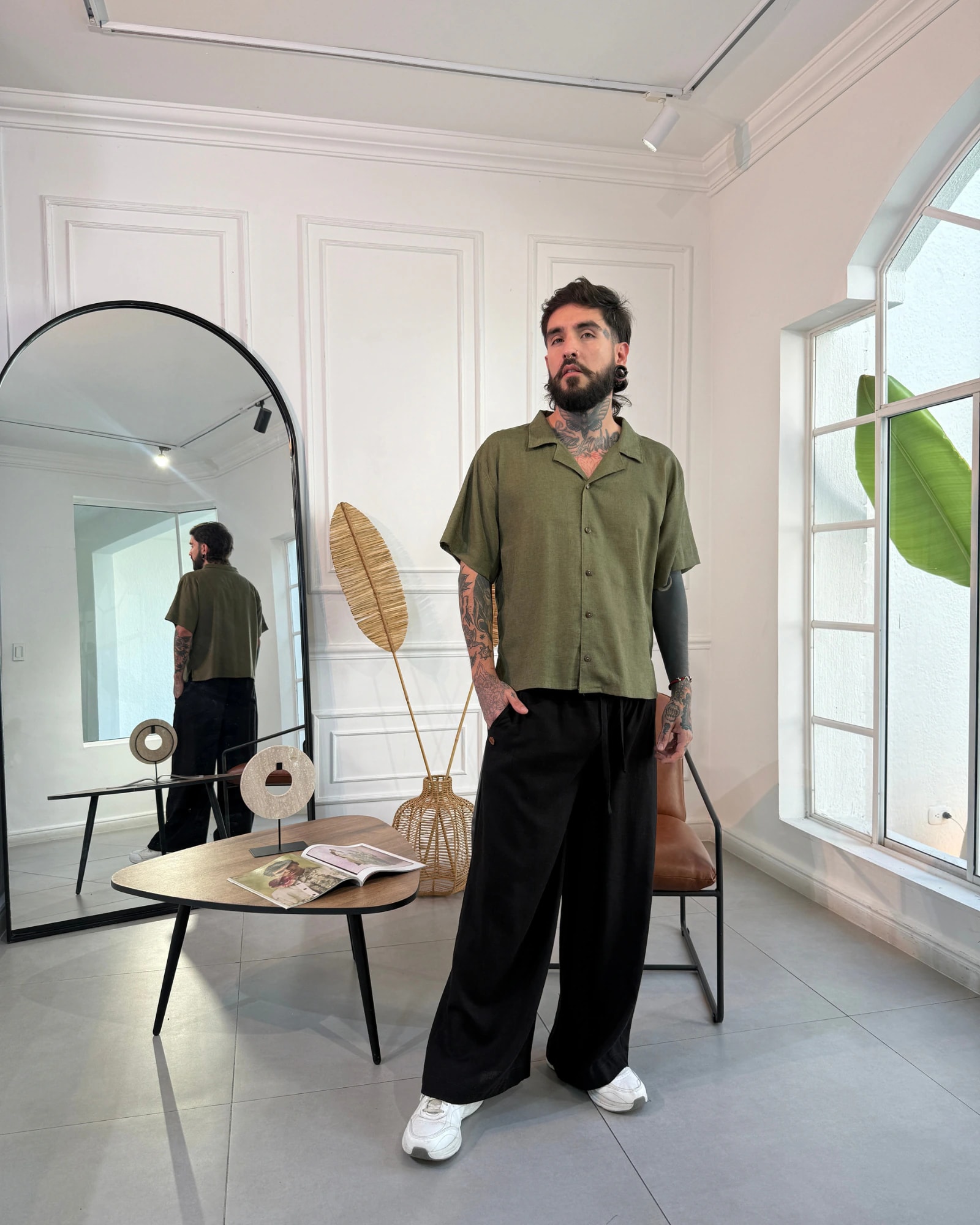 Camisa napoleon green - imagen 1