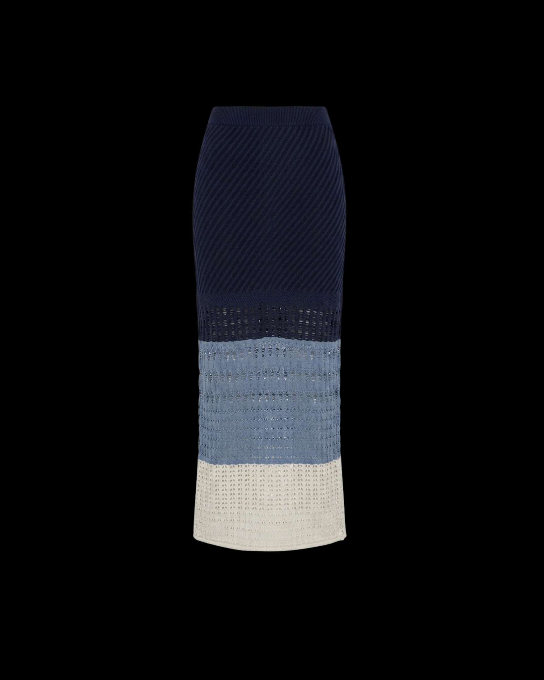 TOPANGA SKIRT (COQUINA) BLUE STRIPES - imagen 1