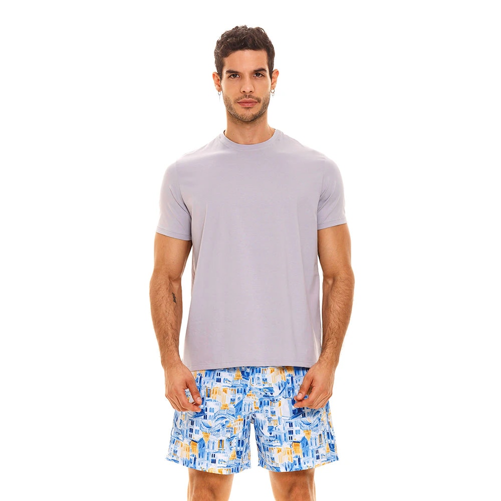 CAMISETA CUELLO REDONDO ACAI MORADO - imagen 1
