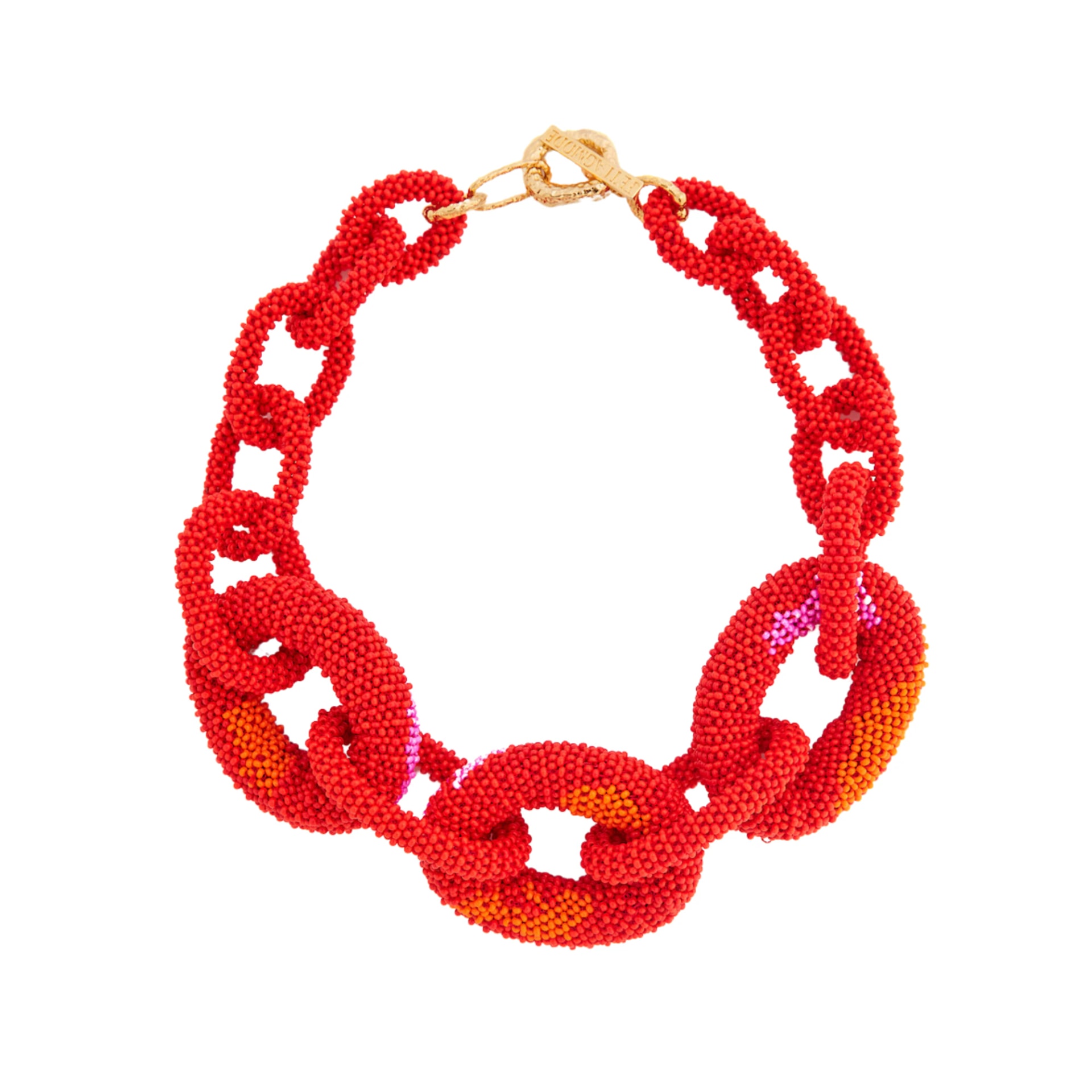 Link Beaded Necklace - imagen 1