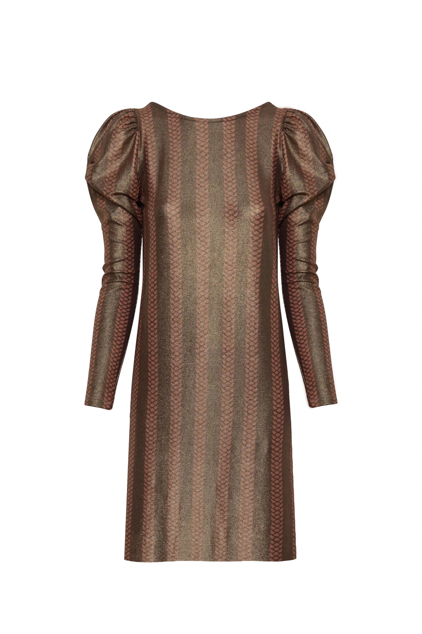 Saberia Jersey Mini Dress / Gold - imagen 1