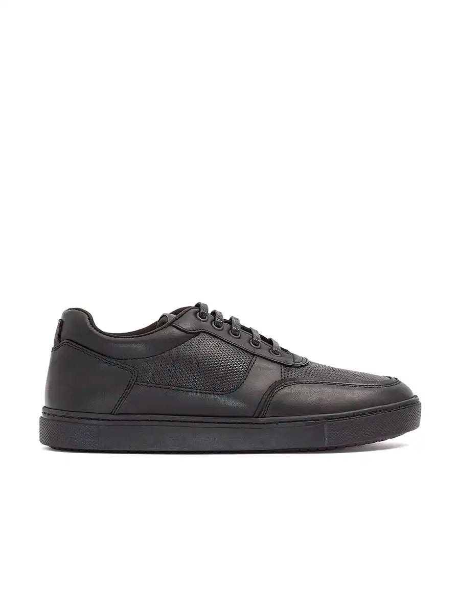Zapato casual de cuero para hombre en color negro REF ALPE41 - imagen 1