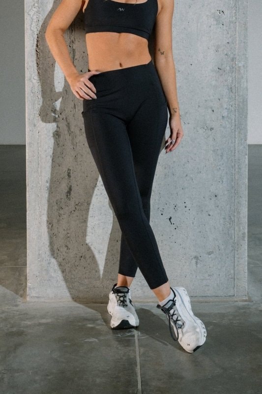 Contrast Pockets leggings Negro - imagen 1