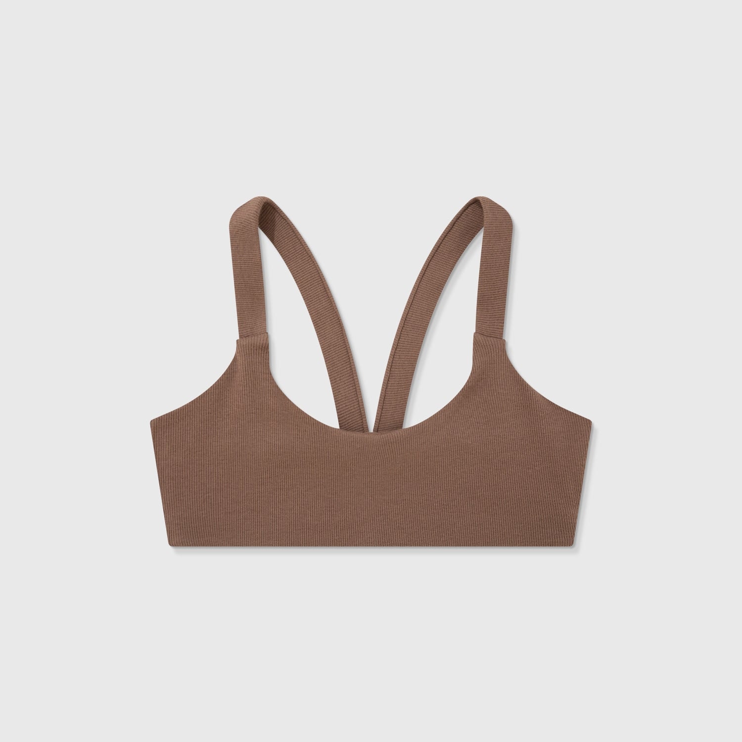Ribbed Airlift Top - Brown - imagen 1