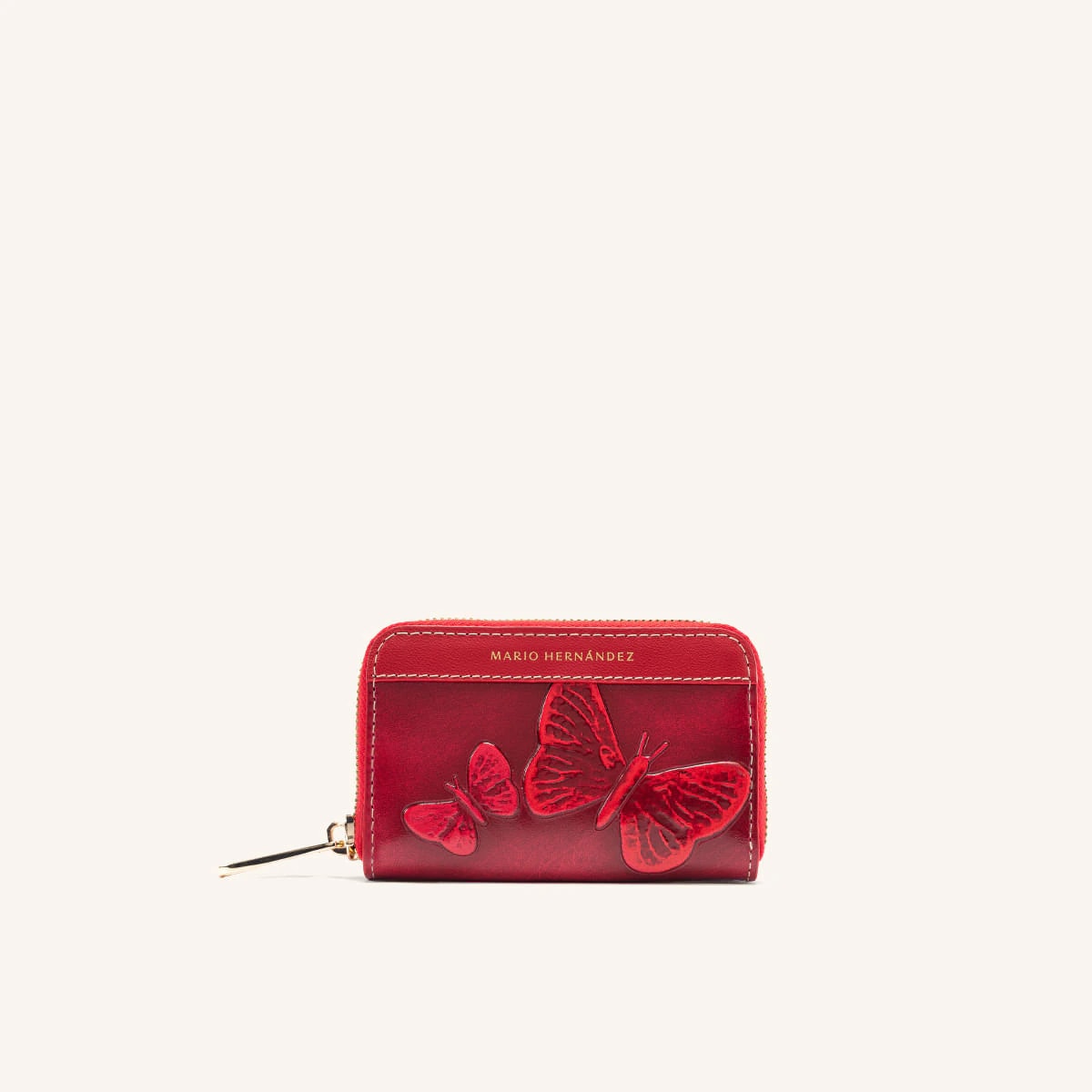 Monedero Llavero Zip Pimiento Mariposas - imagen 1