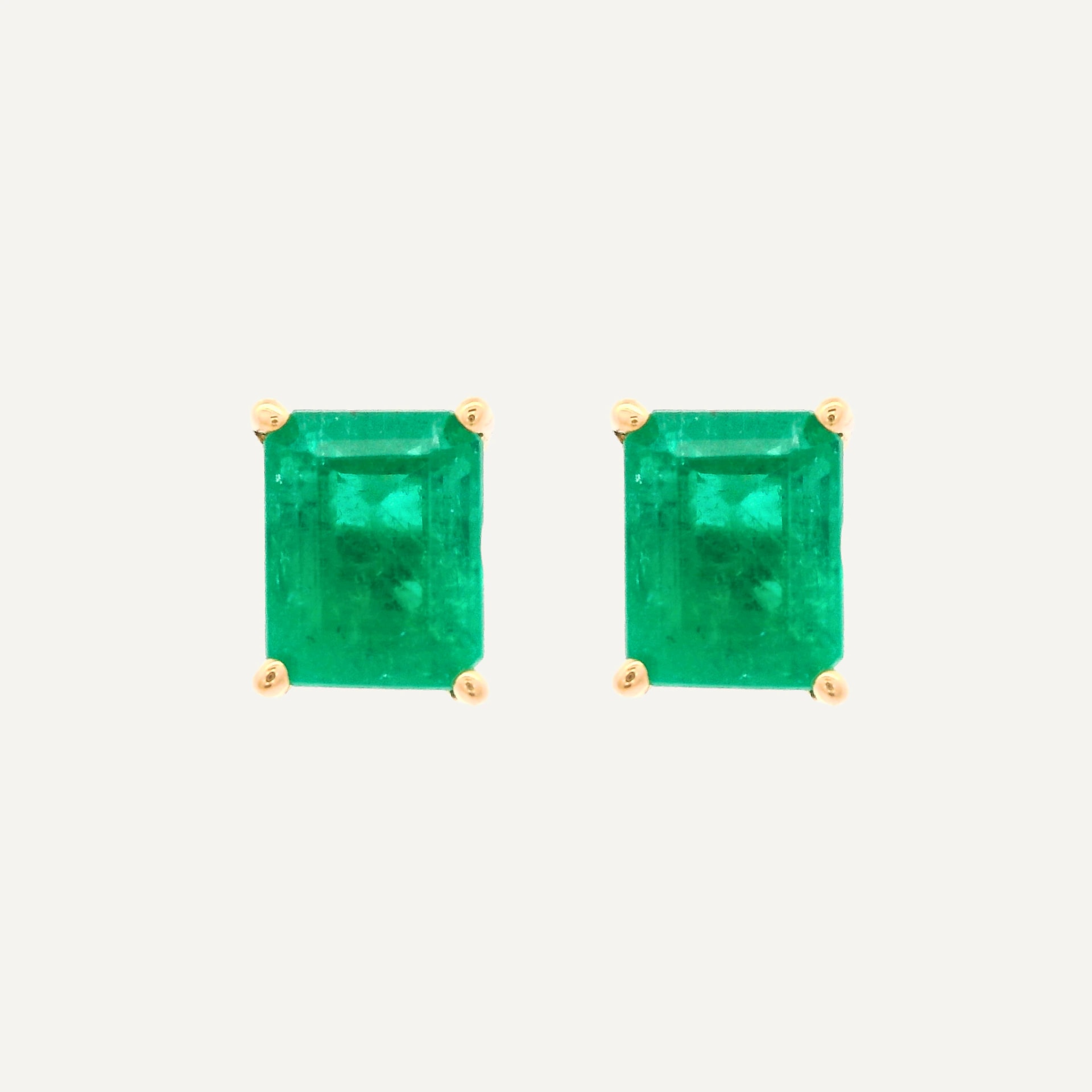 Arete rectangular uñas - imagen 1