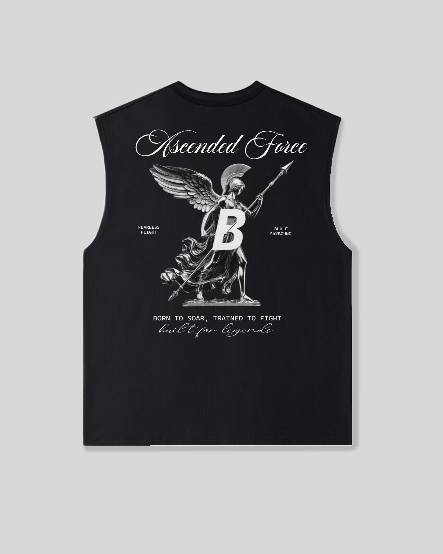 Oversized Sleeveless Ascended Force Black - imagen 1