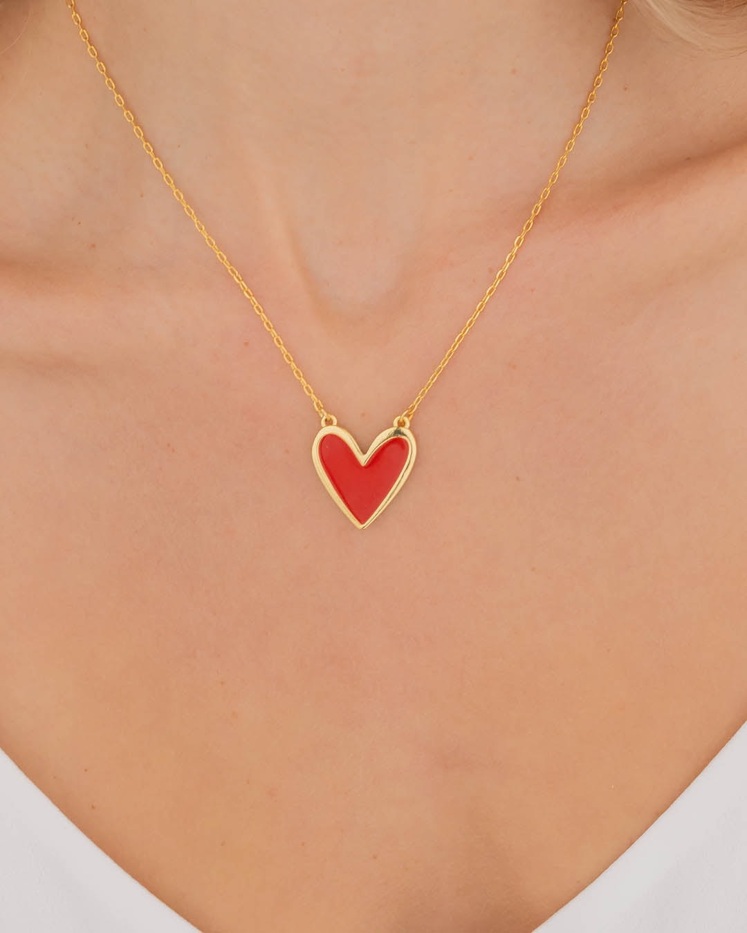 Collar Corazón Rojo - imagen 1