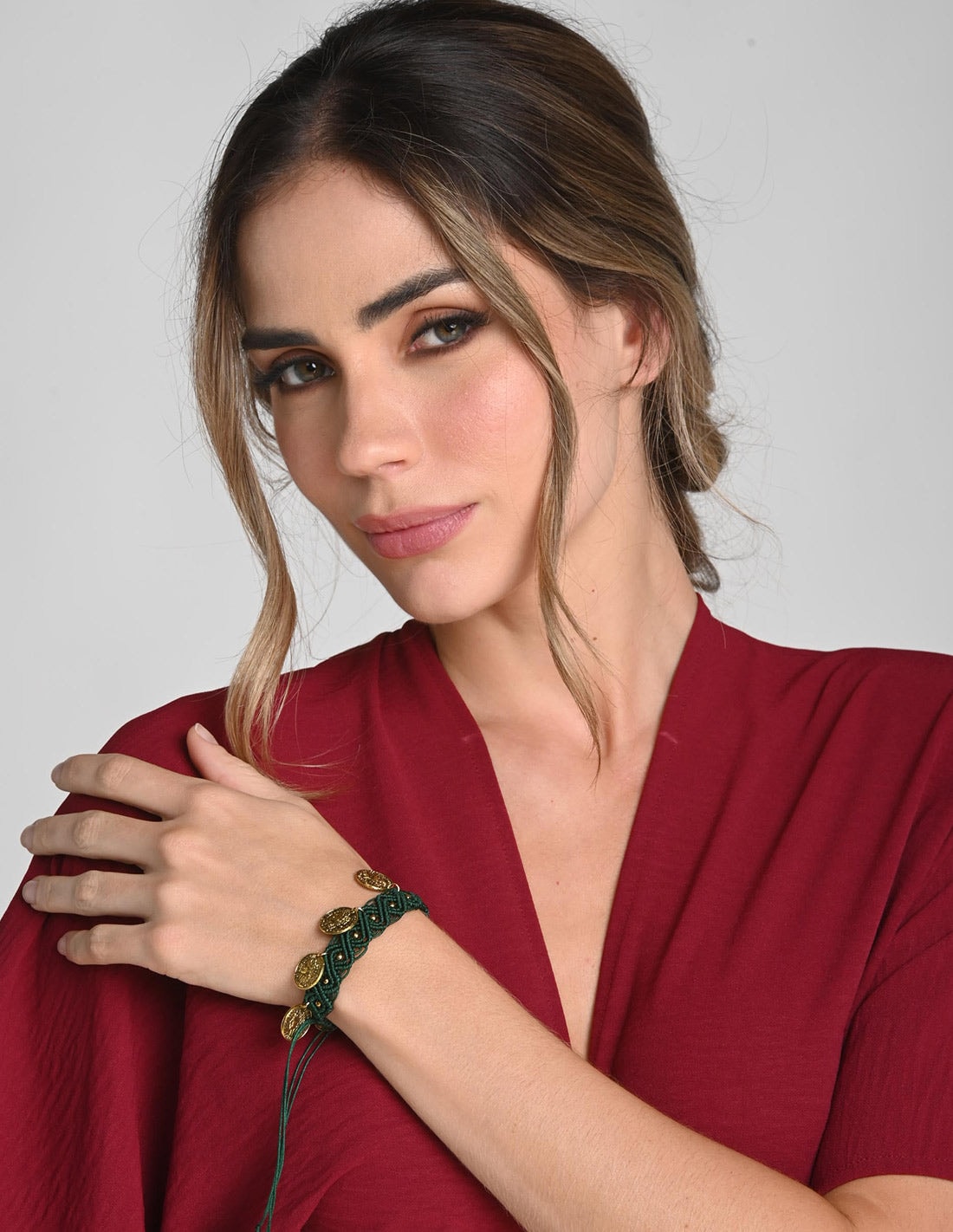 Brazalete Aluna Oil Green - imagen 1