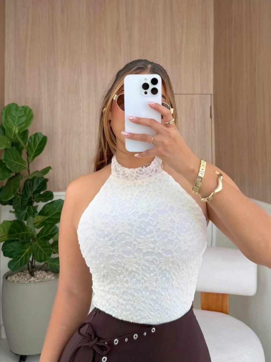 Blusa, Georgina crudo - imagen 1