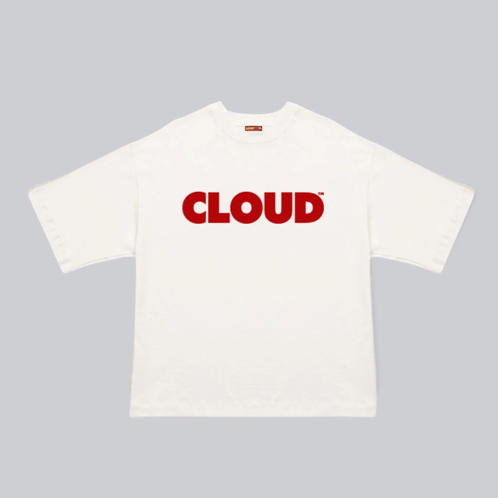 Camiseta BLOCK rojo sobre blanco - imagen 1