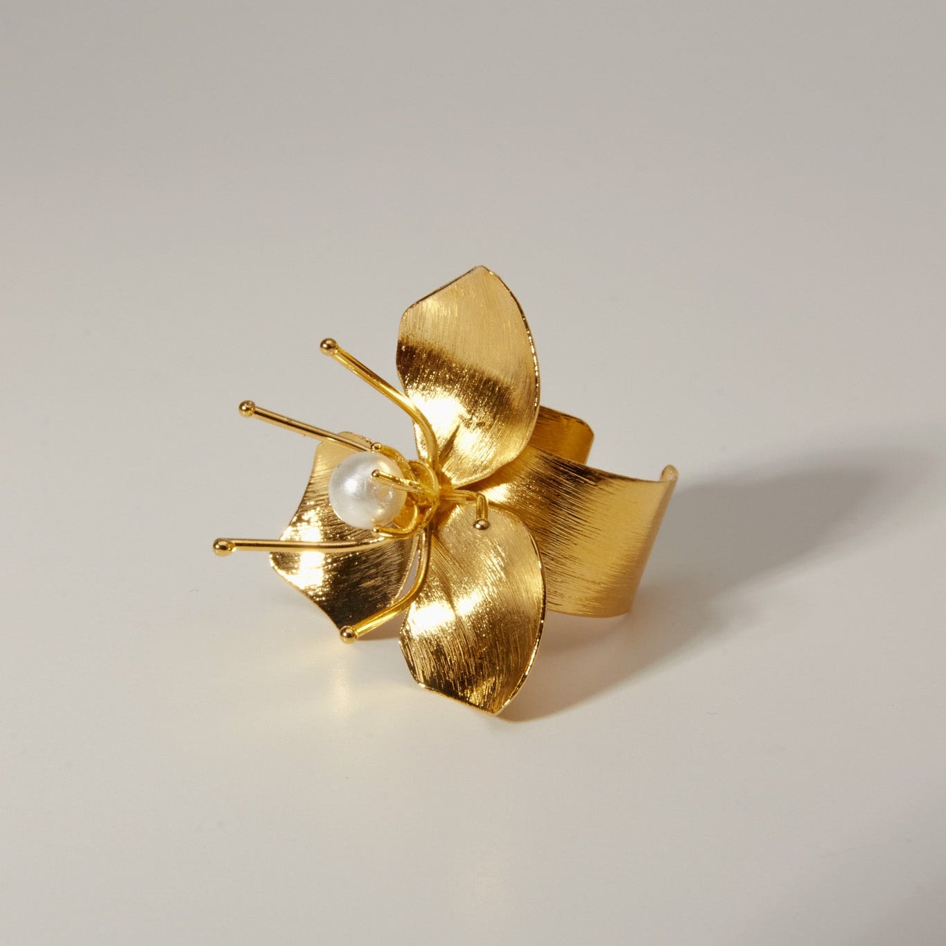 Pearl Flower Ring - imagen 1