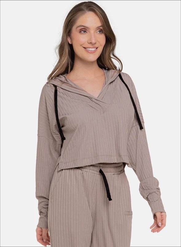 CHOMPA CASUAL CORTA TELA RIB - PRECIO ESPECIAL - imagen 1
