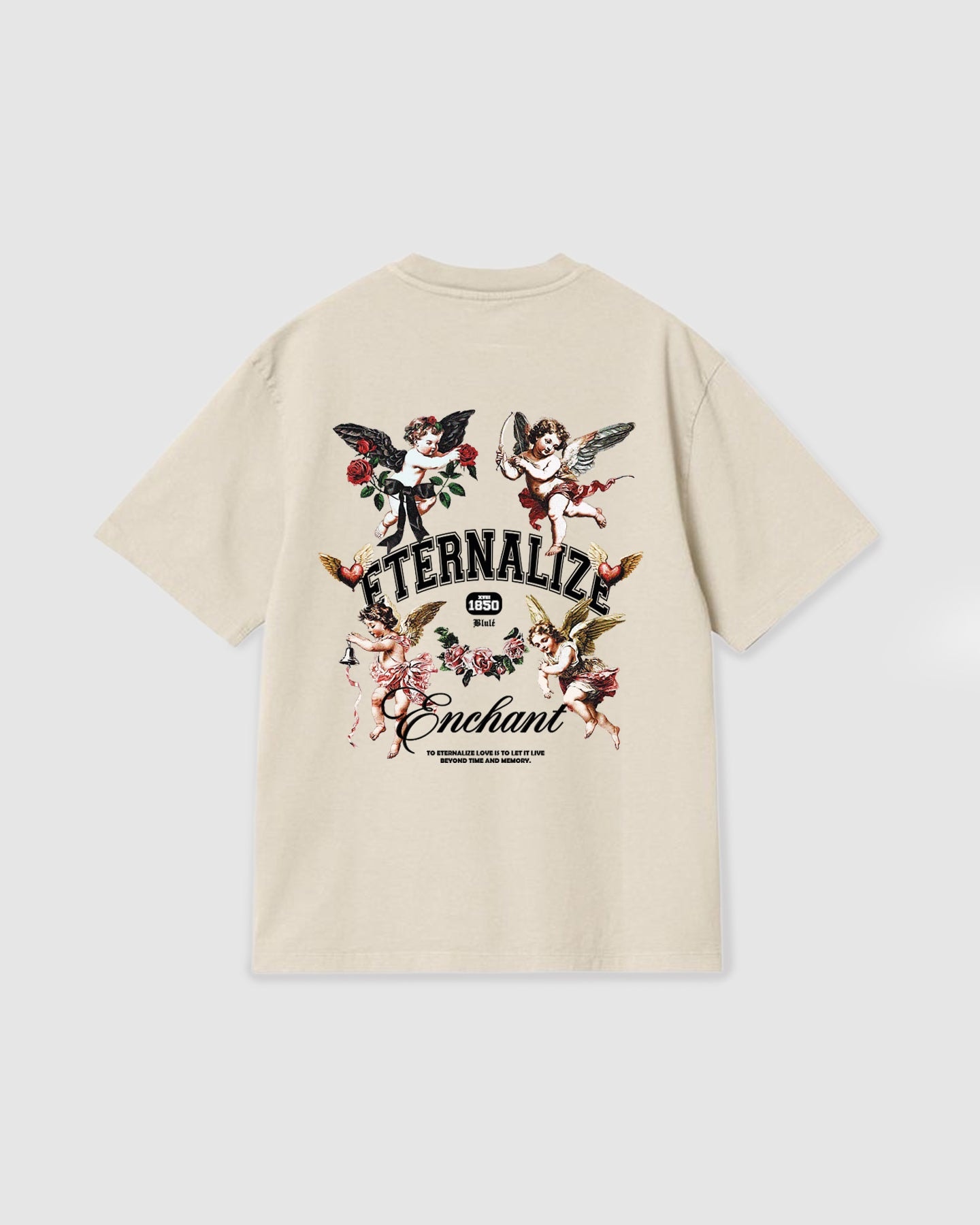 Oversized T Shirt Eternalize Vanilla - imagen 1