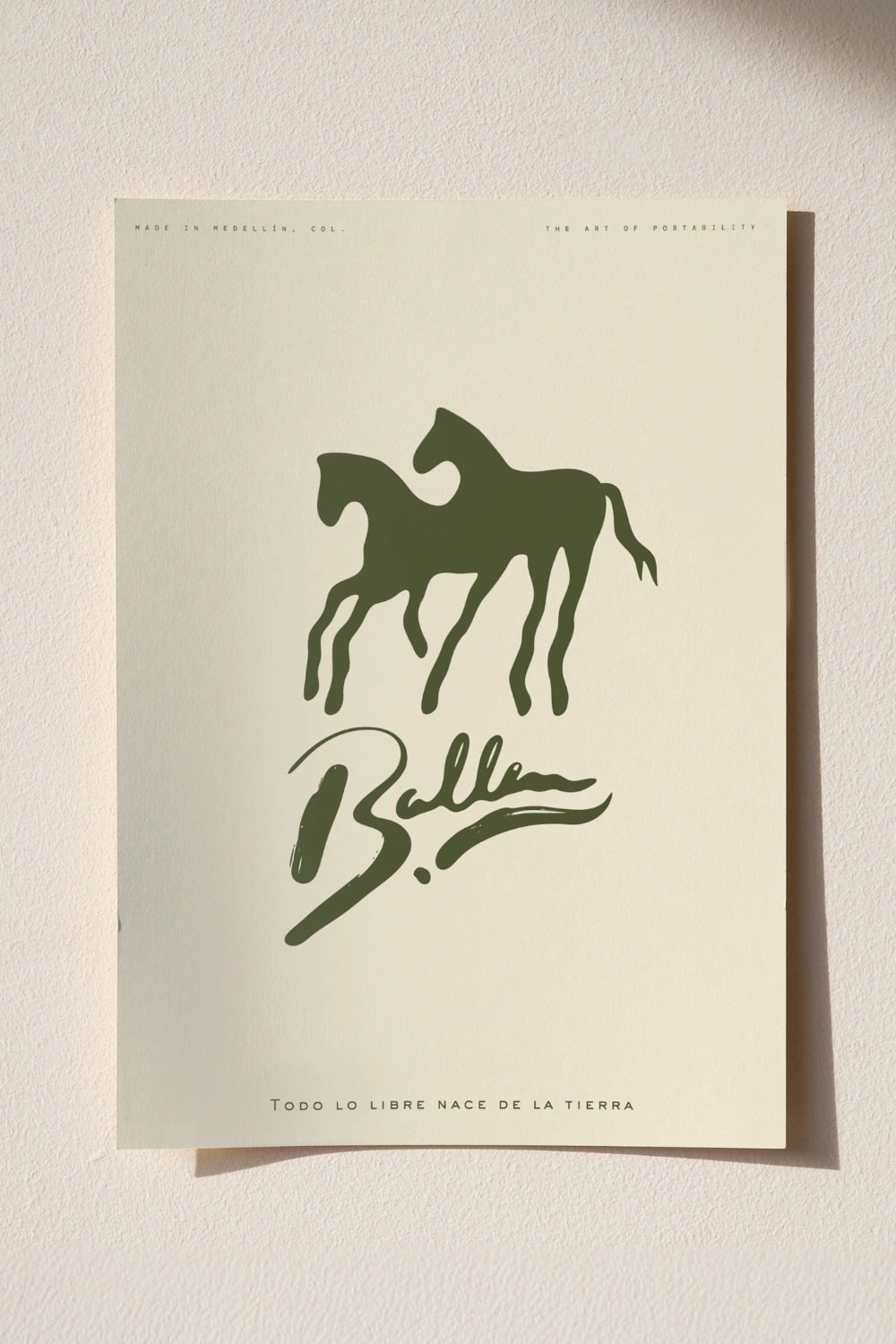 POSTER 50 X 70 - BALLEN HORSES - imagen 1