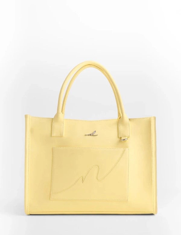 CARTERA SHOPPER CERDEÑA AMARILLO - imagen 1