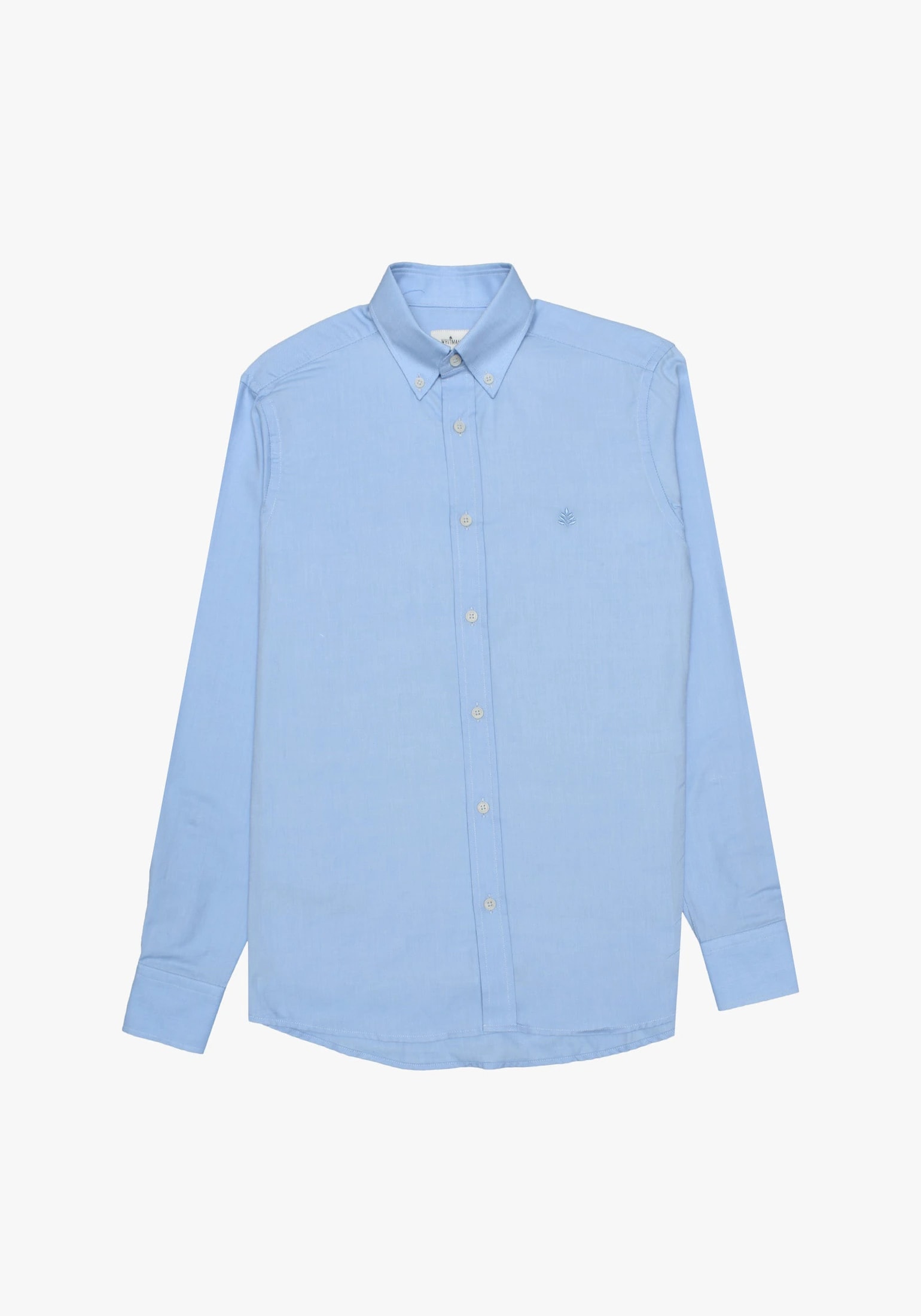 Camisa Whitman Azul Cuello Button Down - imagen 1