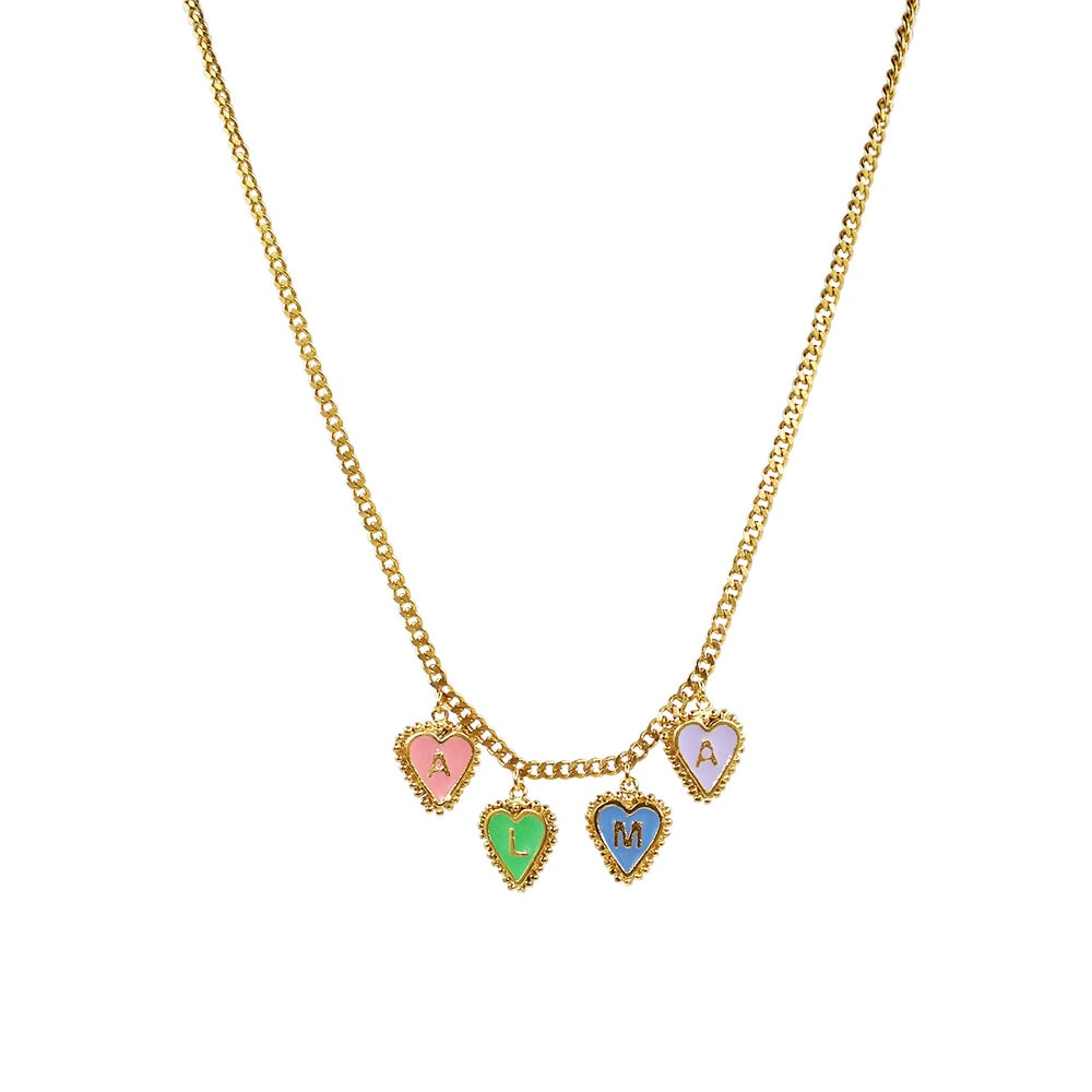 PreOrder Cadena 4 Letras Heart - imagen 1