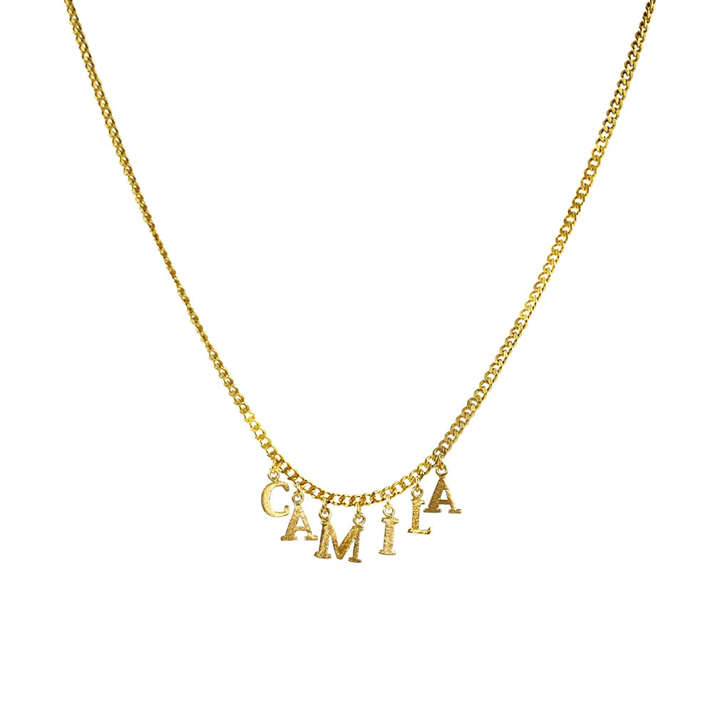 PreOrder Cadena 6 Letras Gold - imagen 1