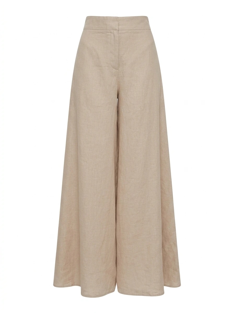 PALAZZO PANT LATTE - imagen 1
