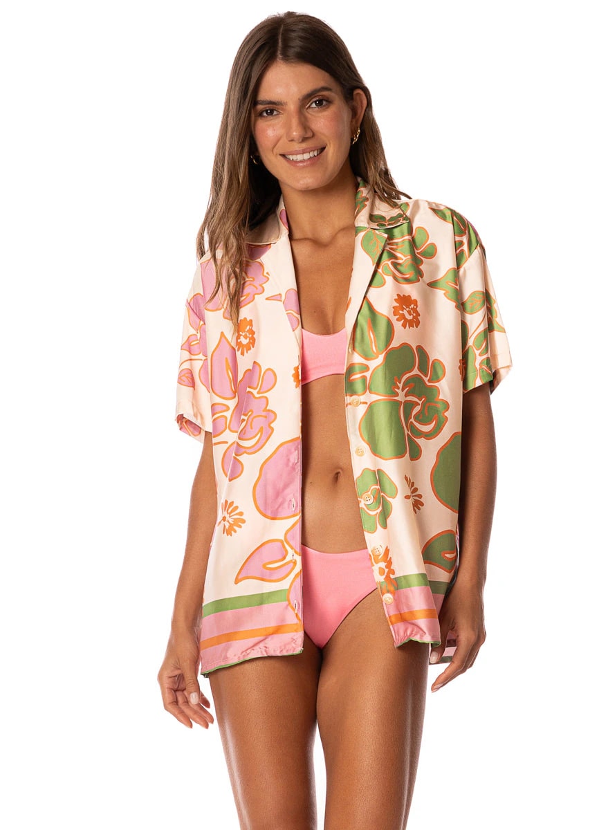 Maaji Floating Blooms Noise Long Shirt - imagen 1