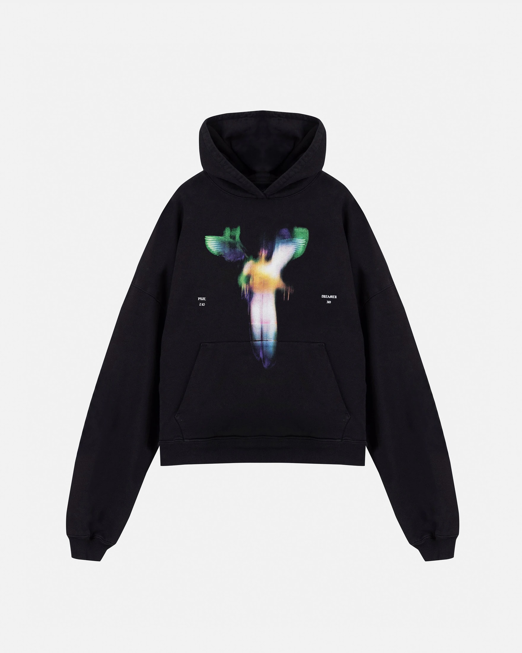 Capsule Angel Boxy Fit Hoodie Black - imagen 1