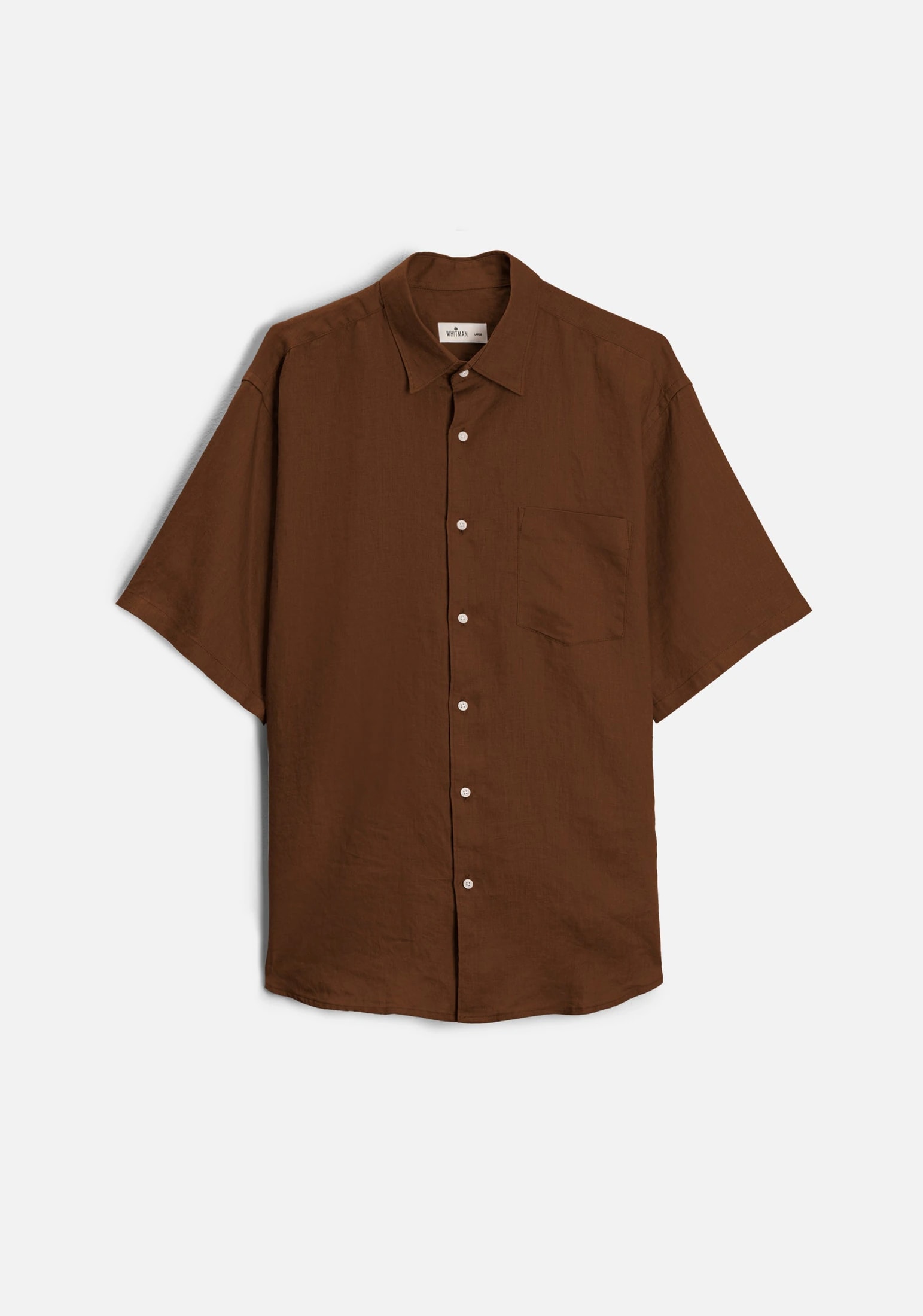 Camisa Lino Harlem Tabaco - imagen 1