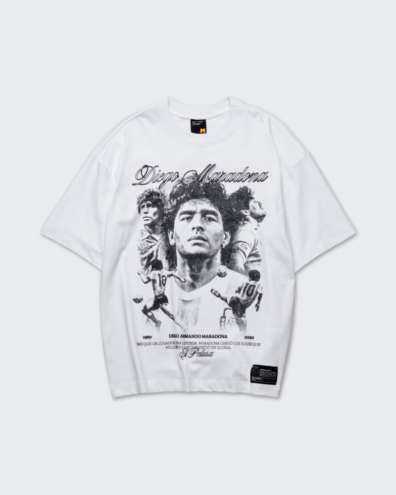 Camiseta Blanca Oversize - Edición The King Of The Game - imagen 1