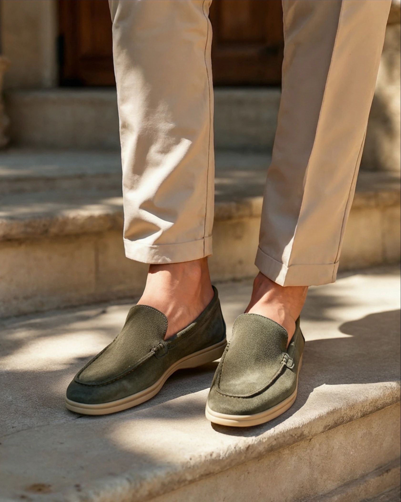 Old Money Premium Suede Loafers - imagen 1