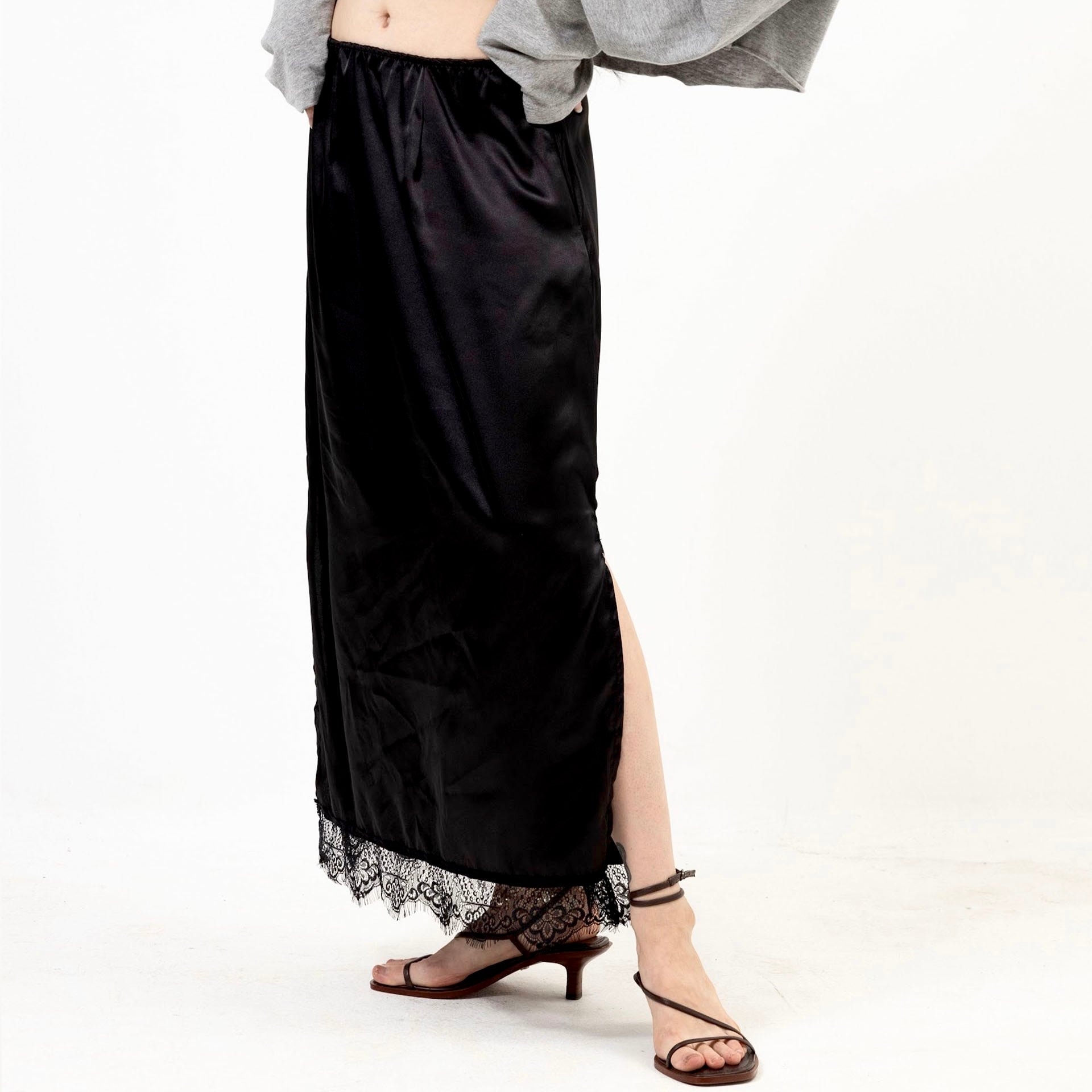 SATIN SKIRT - imagen 1
