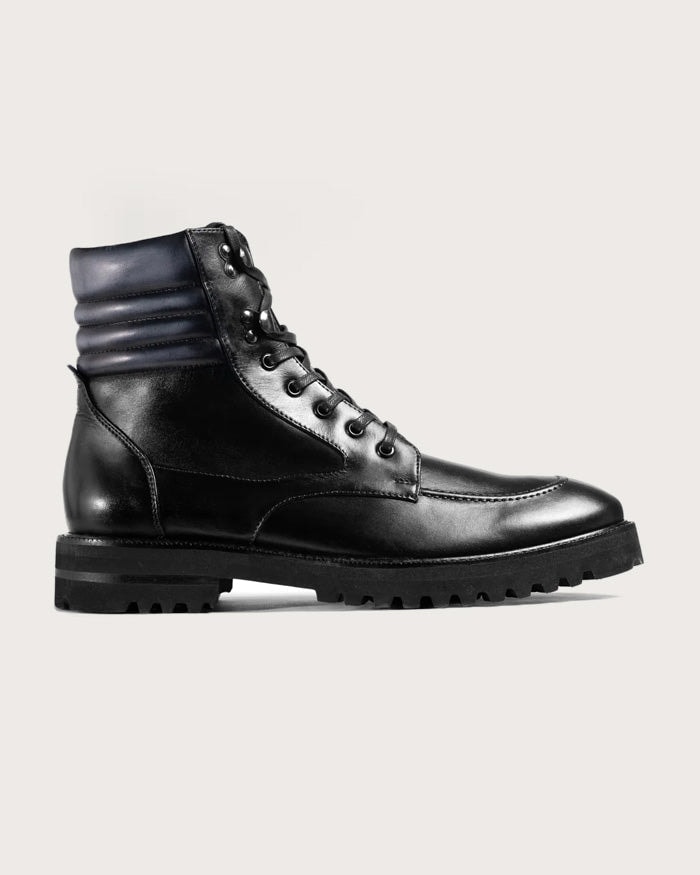 Bota Rocco Negro-Gris Suela Ultraliviana - imagen 1