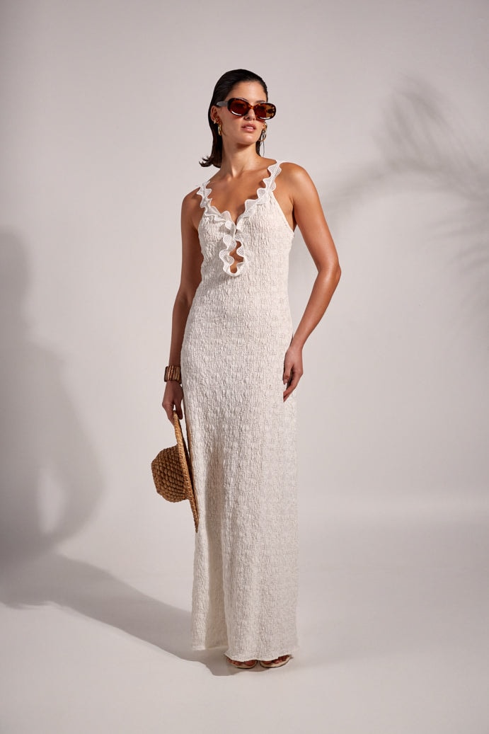 MAEA MAXI DRESS WHITE - imagen 1