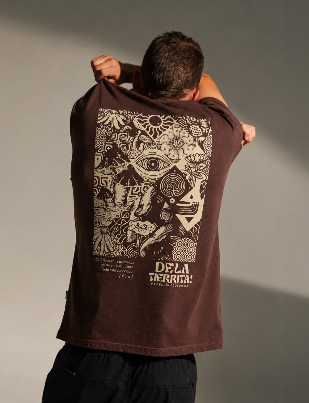 Camiseta Oversize  Siembra Chocolate Hombre - imagen 1