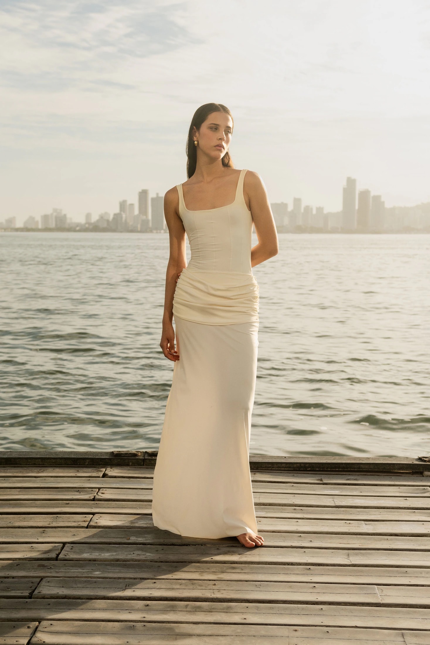 MARÍA SKIRT - IVORY - imagen 1