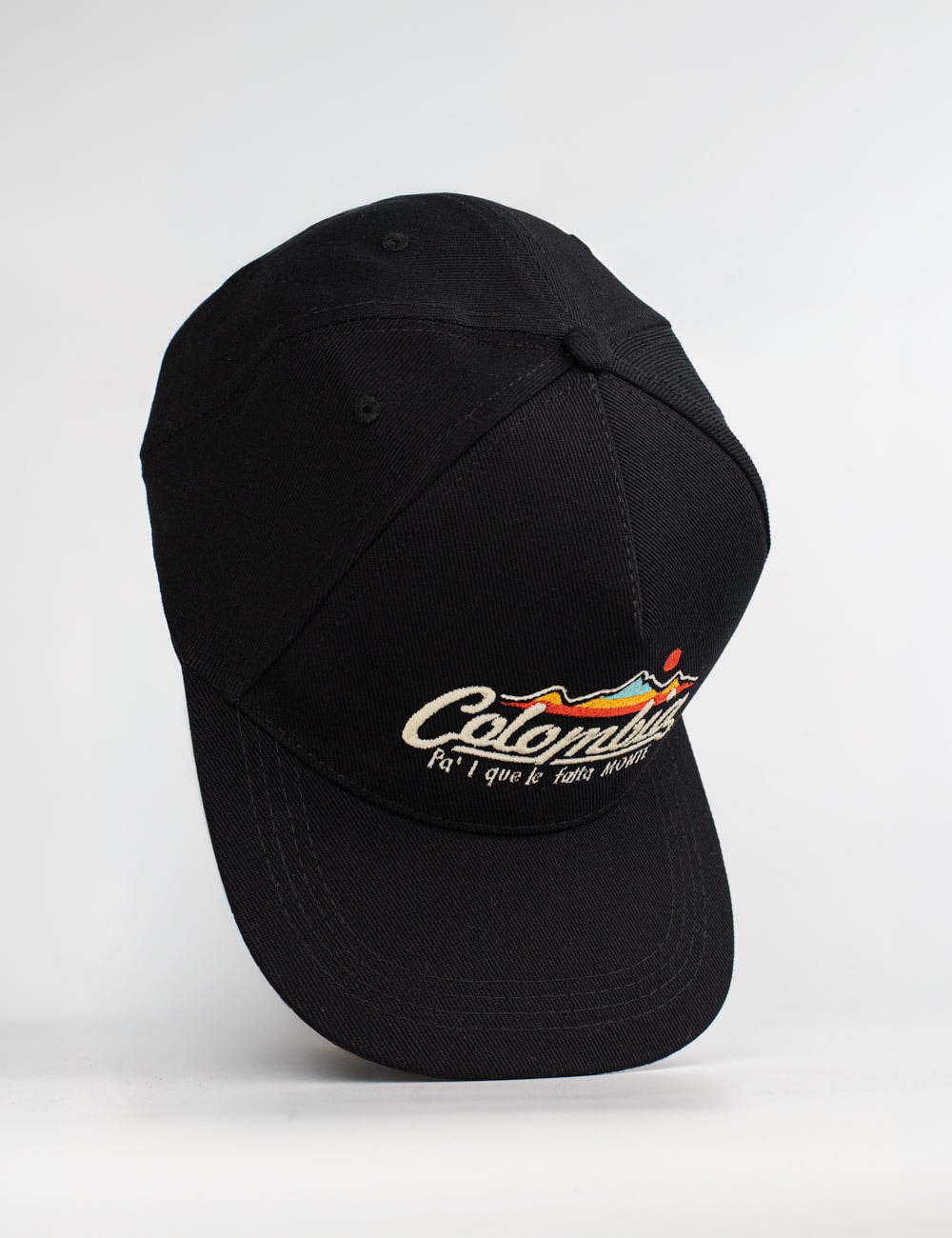 Gorra Desestructurada Drill negro Colombia Unisex - imagen 1