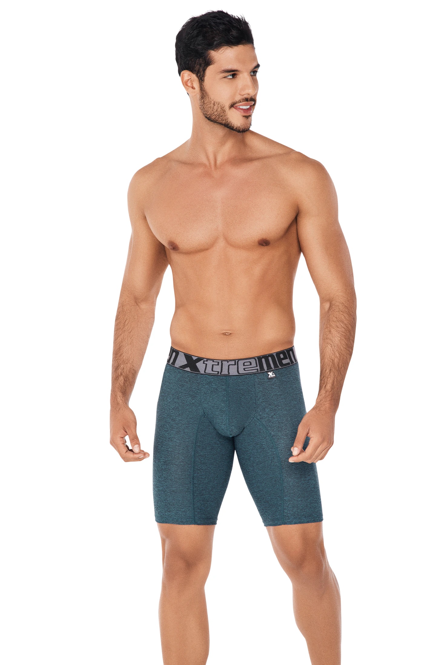 BOXER DEPORTIVO MICROFIBRA JASPED PETROLEO - imagen 1