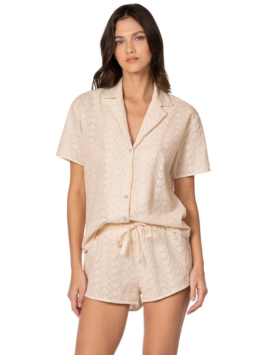 Maaji Vainilla Sun Slumbers Set Short Sleeve Short Set - imagen 1