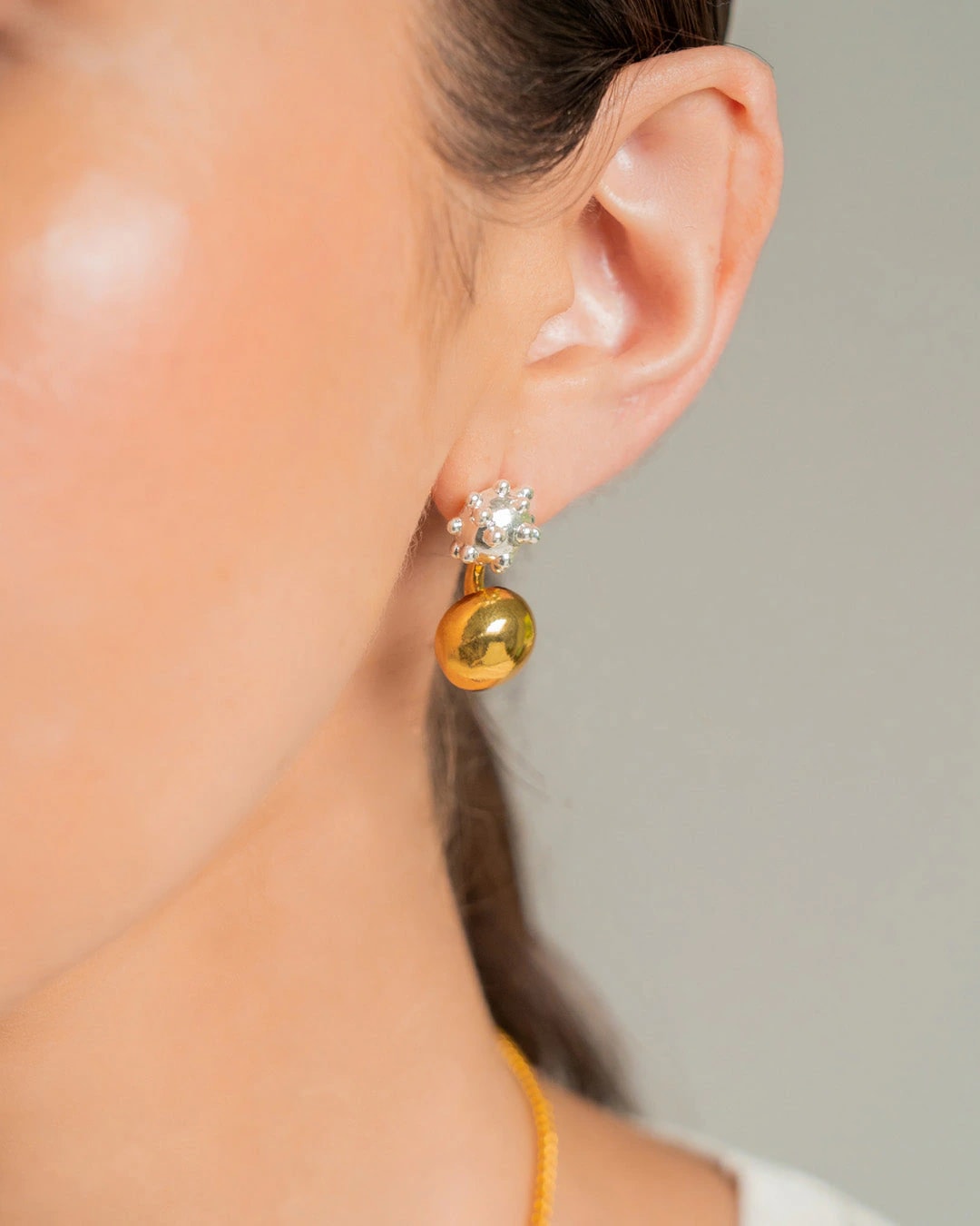 Aretes 2 En 1 Dots - imagen 1
