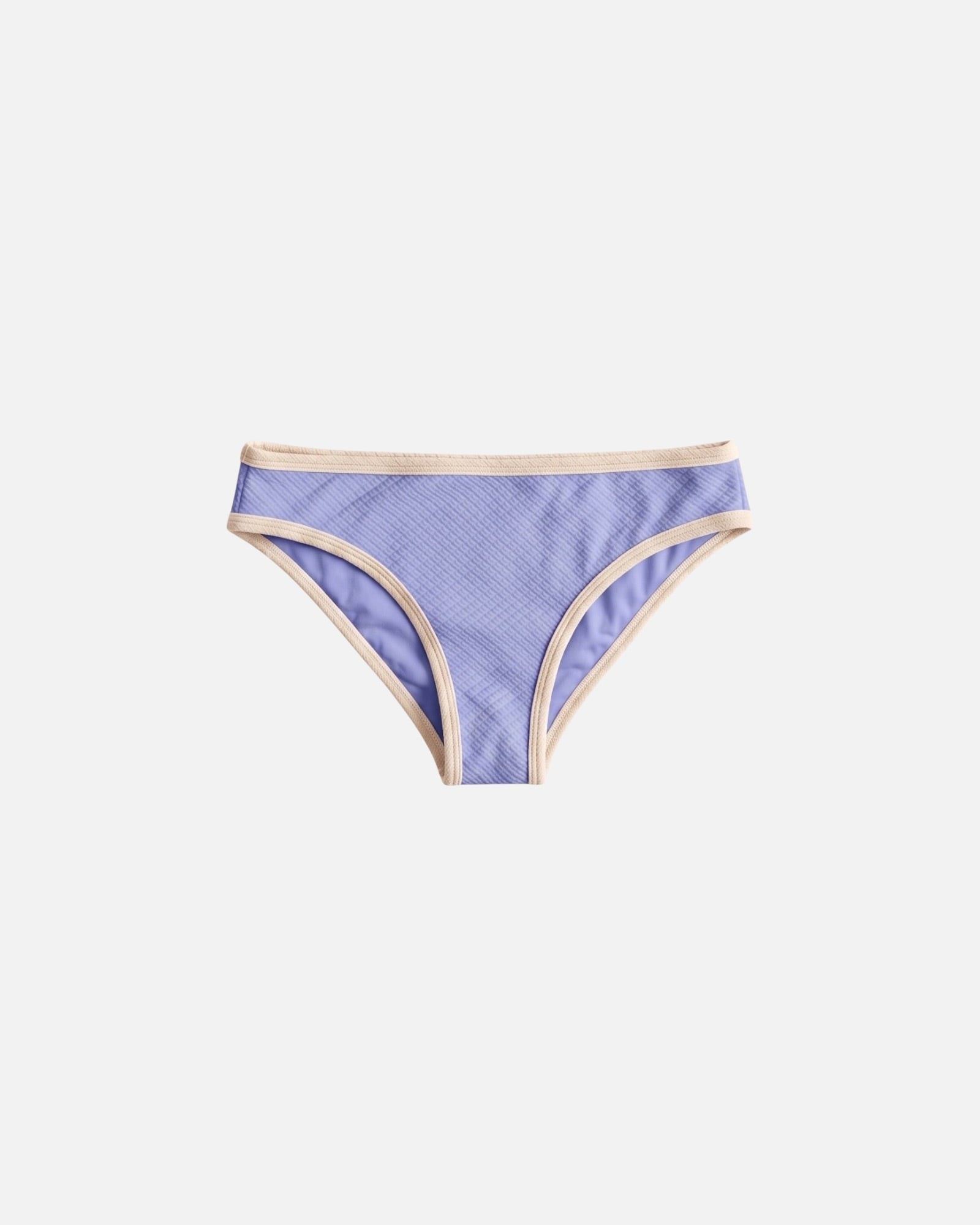 Bikini bottom clásico con ribete en contraste / Lavanda Marfil - imagen 1