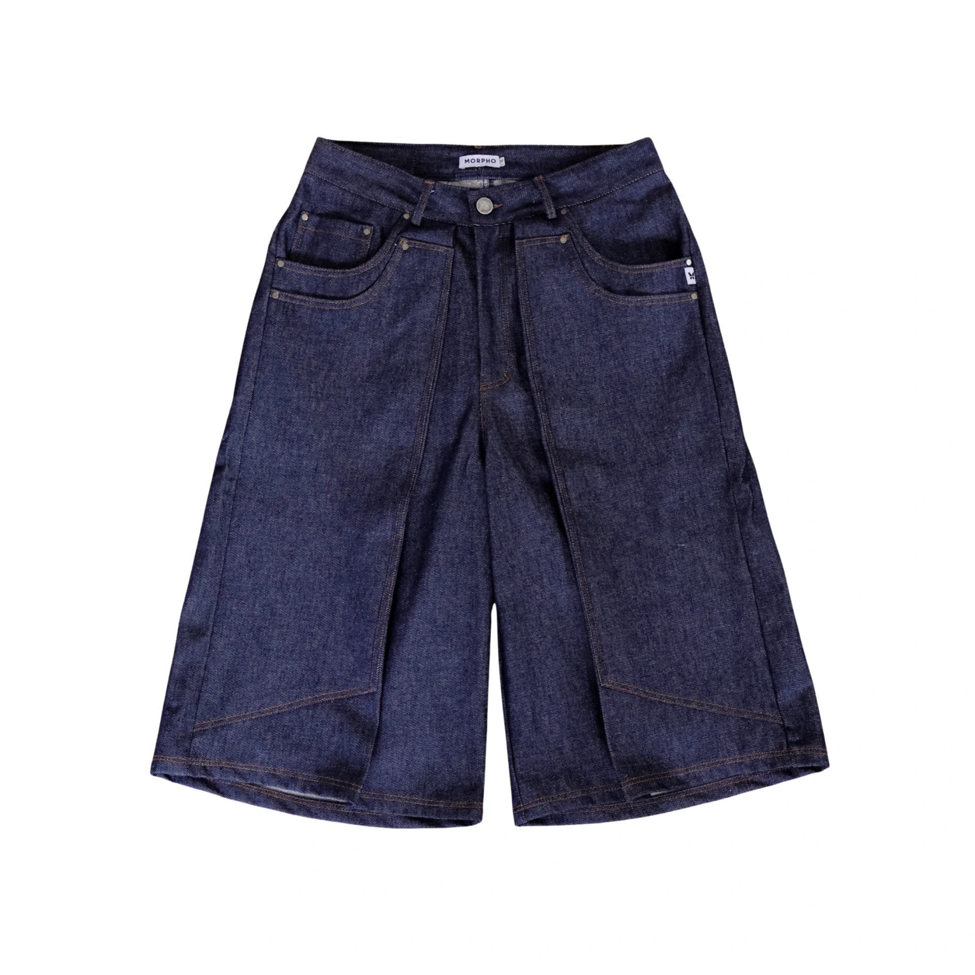 Long Denim Shorts - imagen 1