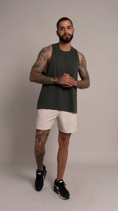 Classic Tank Men Verde militar - imagen 1