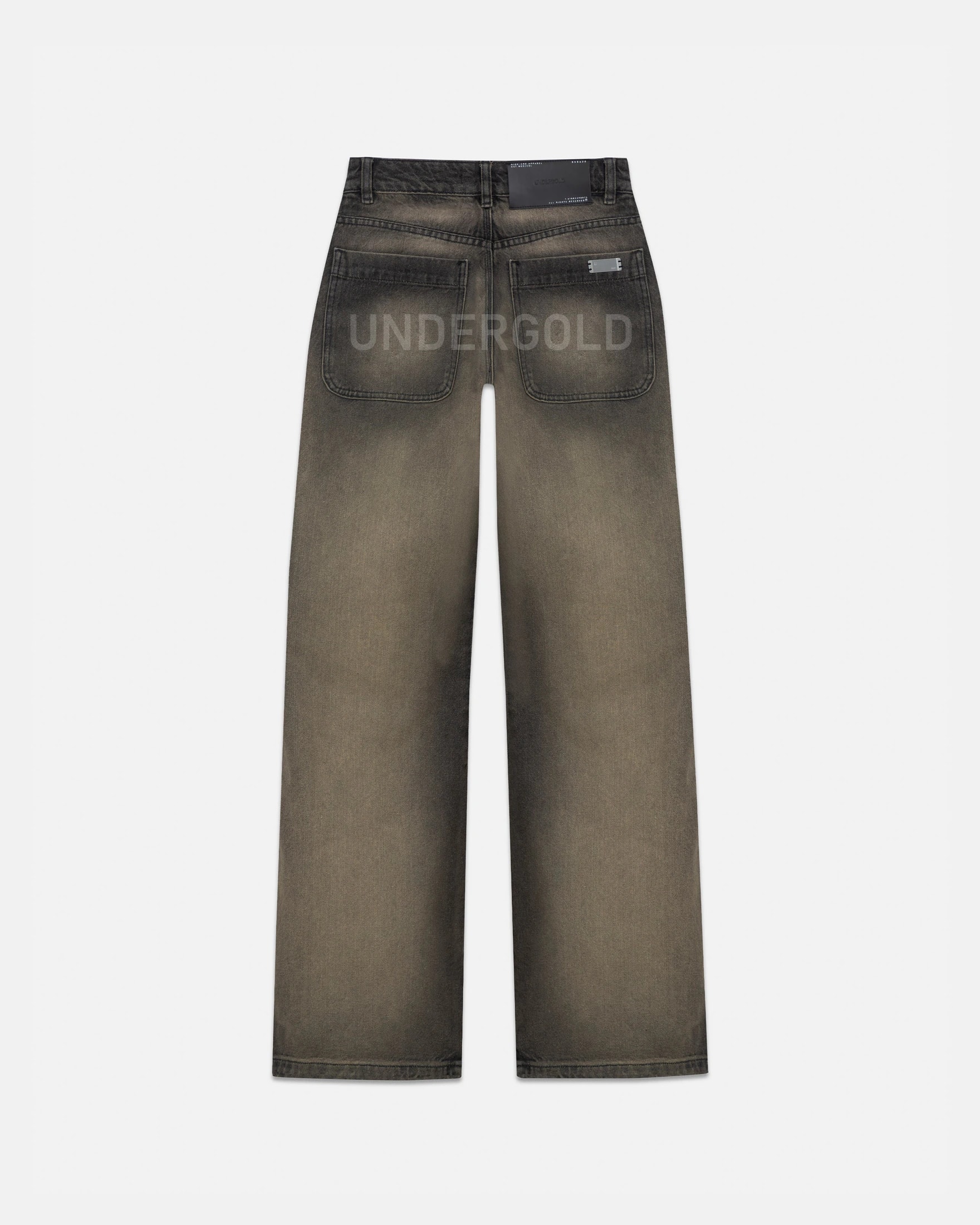W Line Basic Wide Jeans Dirty Black - imagen 1